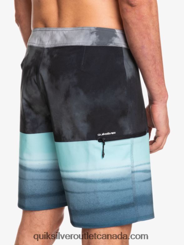 CA Quiksilver Men SurfSilk Five-0 19 Boardshorts black TX4R21798