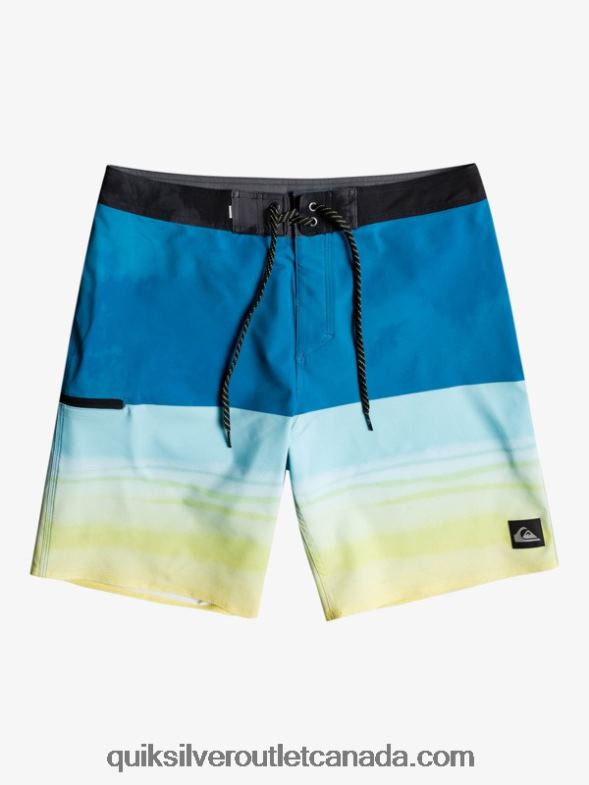CA Quiksilver Men SurfSilk Five-0 19 Boardshorts seaport TX4R21799
