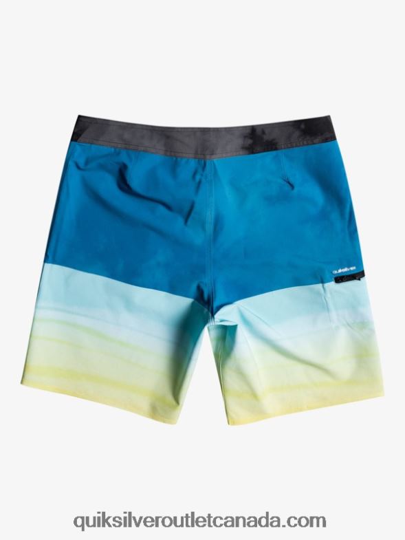 CA Quiksilver Men SurfSilk Five-0 19 Boardshorts seaport TX4R21799