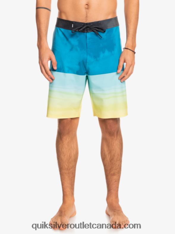 CA Quiksilver Men SurfSilk Five-0 19 Boardshorts seaport TX4R21799