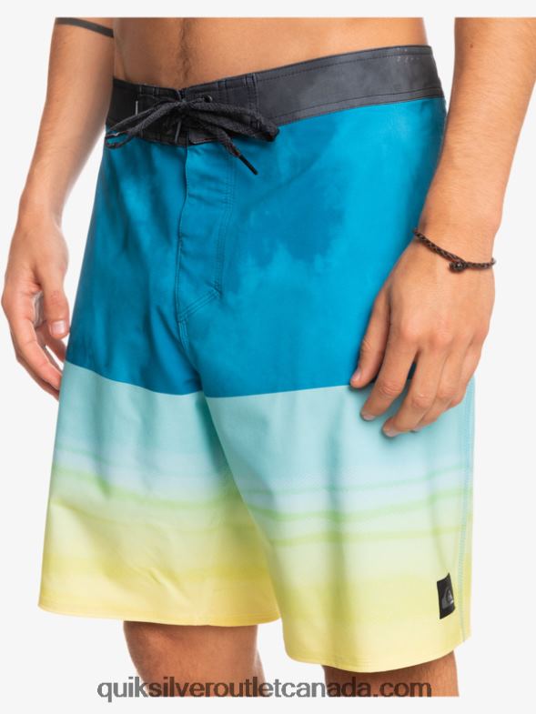CA Quiksilver Men SurfSilk Five-0 19 Boardshorts seaport TX4R21799