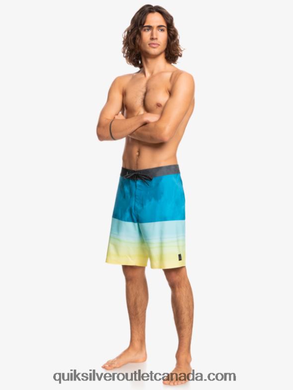 CA Quiksilver Men SurfSilk Five-0 19 Boardshorts seaport TX4R21799
