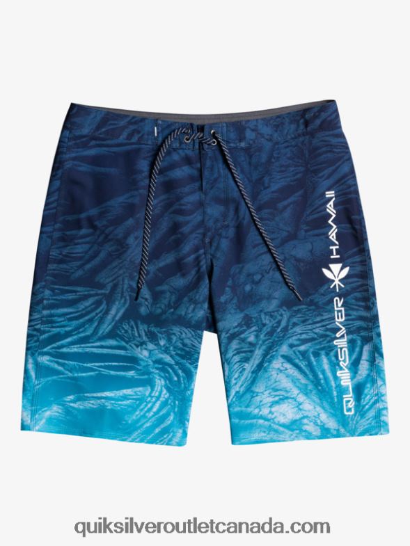 CA Quiksilver Men SurfSilk Hawaii Homegrown Faded 20 Boardshorts insignia blue TX4R21609