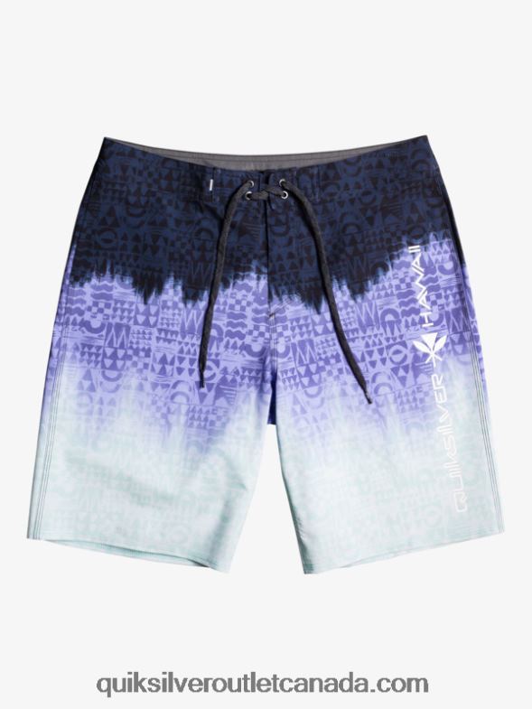 CA Quiksilver Men SurfSilk Hawaii Homegrown Faded 20 Boardshorts jacaranda TX4R21611