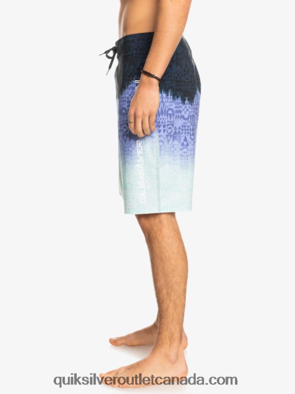 CA Quiksilver Men SurfSilk Hawaii Homegrown Faded 20 Boardshorts jacaranda TX4R21611