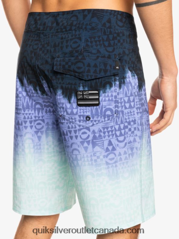 CA Quiksilver Men SurfSilk Hawaii Homegrown Faded 20 Boardshorts jacaranda TX4R21611