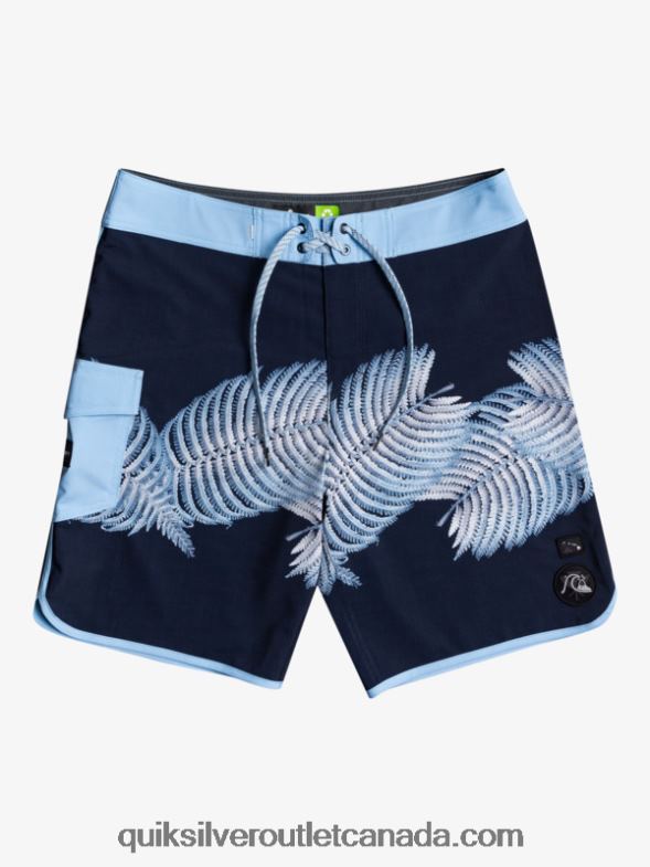 CA Quiksilver Men SurfSilk Hawaii Scallop 19 Boardshorts navy blazer TX4R21880