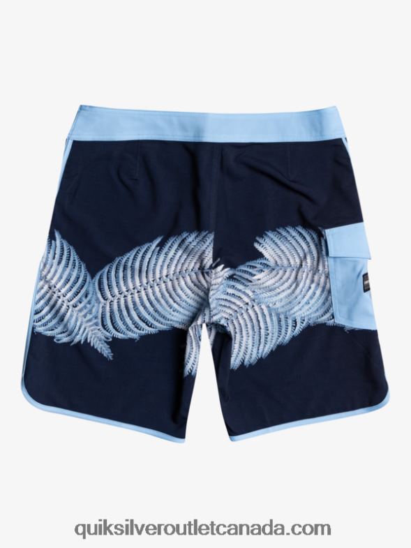 CA Quiksilver Men SurfSilk Hawaii Scallop 19 Boardshorts navy blazer TX4R21880
