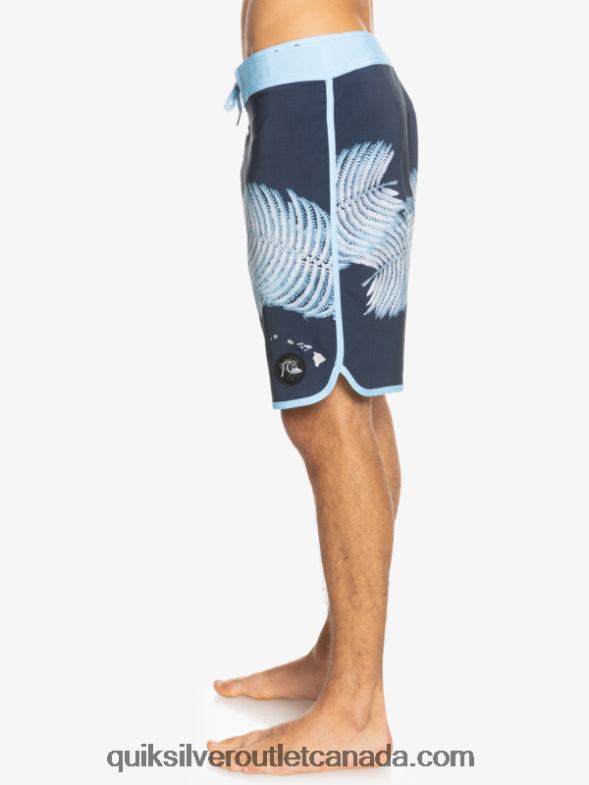 CA Quiksilver Men SurfSilk Hawaii Scallop 19 Boardshorts navy blazer TX4R21880