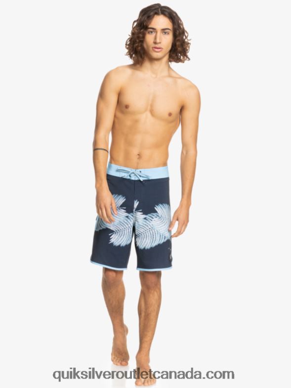 CA Quiksilver Men SurfSilk Hawaii Scallop 19 Boardshorts navy blazer TX4R21880
