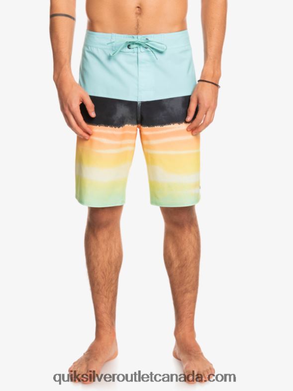 CA Quiksilver Men SurfSilk Panel 20 Boardshorts angel blue TX4R21463