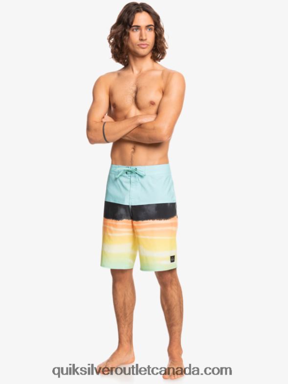 CA Quiksilver Men SurfSilk Panel 20 Boardshorts angel blue TX4R21463