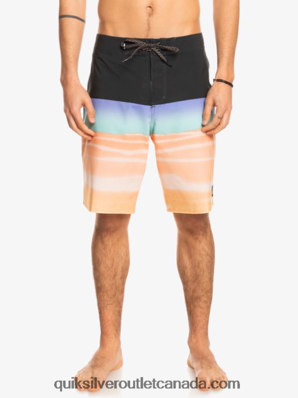 CA Quiksilver Men SurfSilk Panel 20 Boardshorts cantaloupe TX4R21452