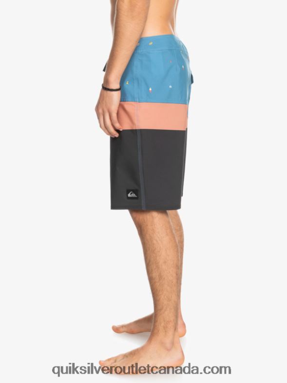 CA Quiksilver Men SurfSilk Panel 20 Boardshorts provincial blue TX4R21458
