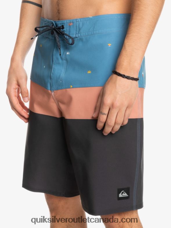 CA Quiksilver Men SurfSilk Panel 20 Boardshorts provincial blue TX4R21458