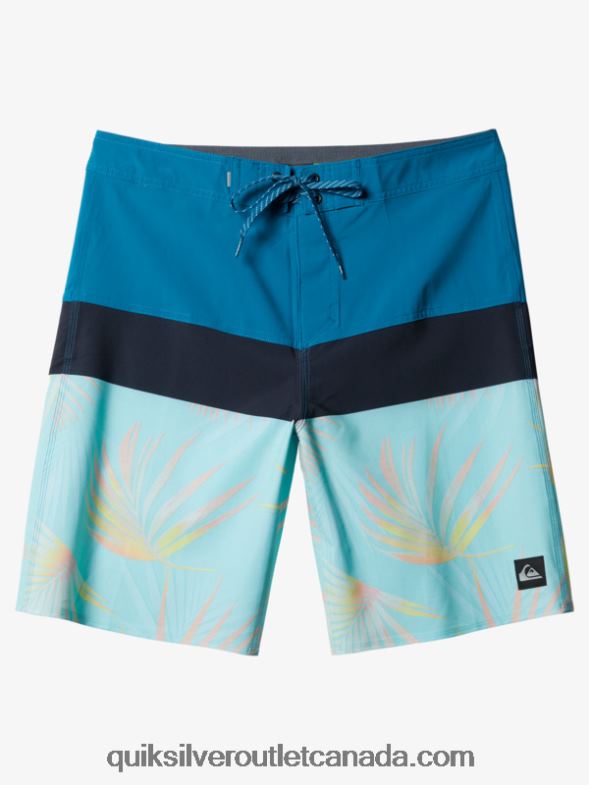 CA Quiksilver Men SurfSilk Panel 20 Boardshorts seaport TX4R21457