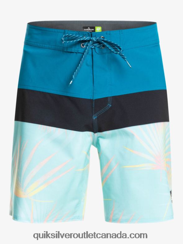 CA Quiksilver Men SurfSilk Panel 20 Boardshorts seaport TX4R21457