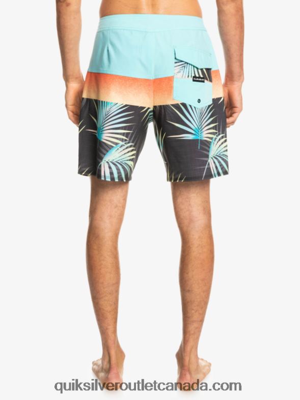 CA Quiksilver Men SurfSilk Panel 20 Boardshorts tarmac TX4R21453
