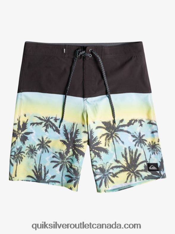 CA Quiksilver Men SurfSilk Panel 20 Boardshorts tarmac TX4R21461