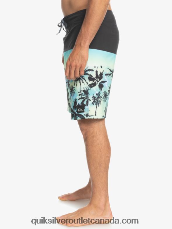 CA Quiksilver Men SurfSilk Panel 20 Boardshorts tarmac TX4R21461