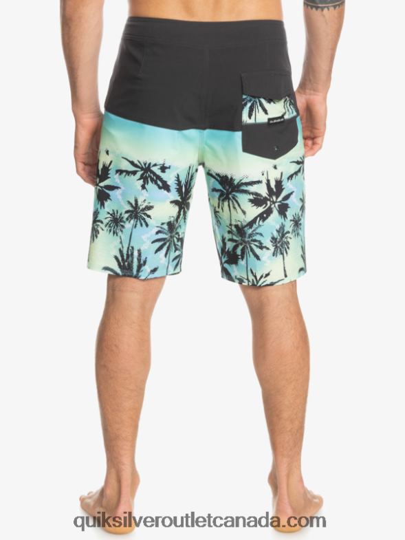 CA Quiksilver Men SurfSilk Panel 20 Boardshorts tarmac TX4R21461
