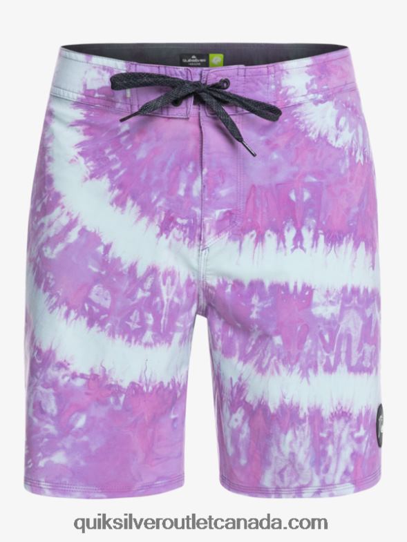 CA Quiksilver Men SurfSilk Piped 18 Boardshorts dusty orchid TX4R21750