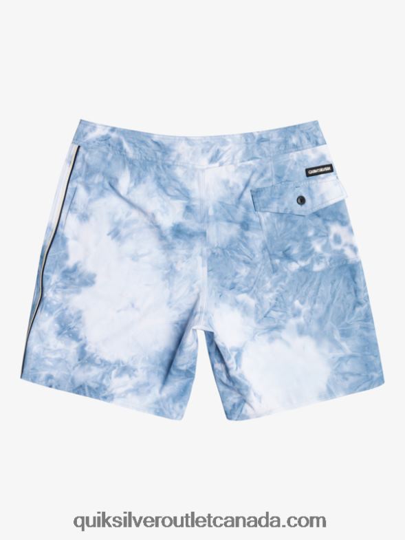 CA Quiksilver Men SurfSilk Piped 18 Boardshorts sea port TX4R21752