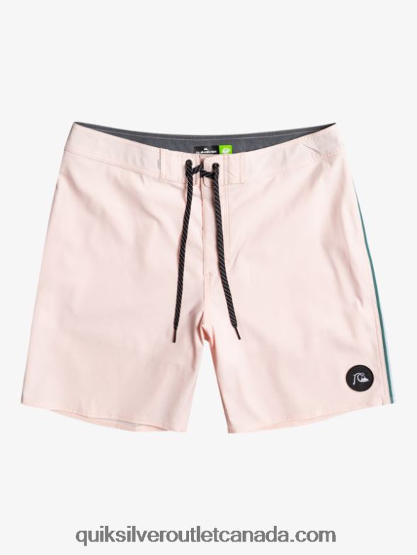CA Quiksilver Men SurfSilk Piped 18 Boardshorts veiled pink TX4R21751