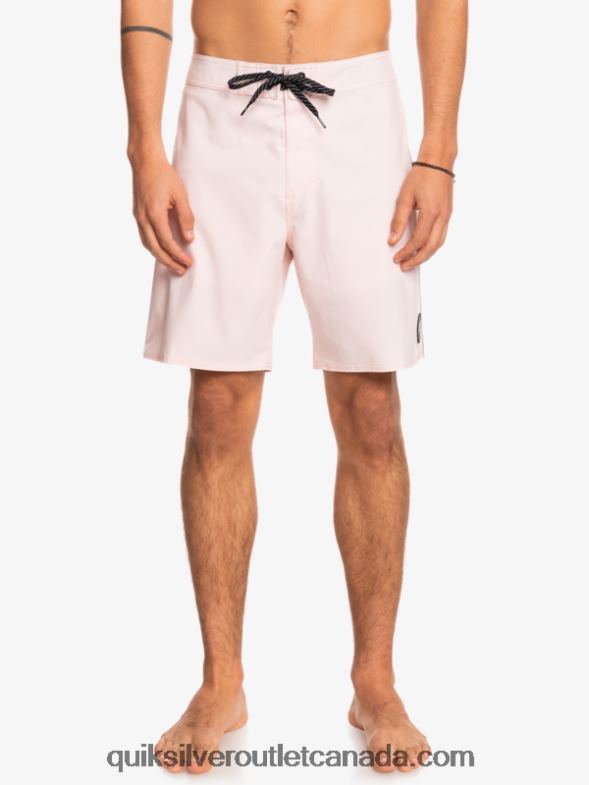 CA Quiksilver Men SurfSilk Piped 18 Boardshorts veiled pink TX4R21751