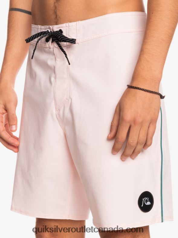 CA Quiksilver Men SurfSilk Piped 18 Boardshorts veiled pink TX4R21751