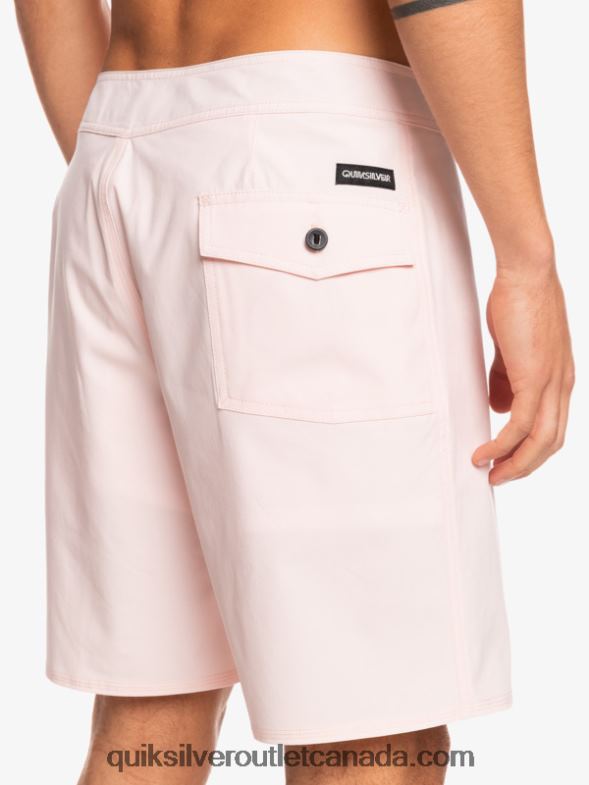 CA Quiksilver Men SurfSilk Piped 18 Boardshorts veiled pink TX4R21751