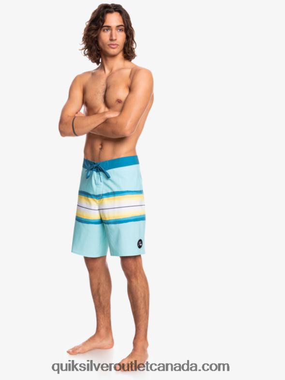 CA Quiksilver Men SurfSilk Resin Tint 19 Boardshorts angel blue TX4R21448