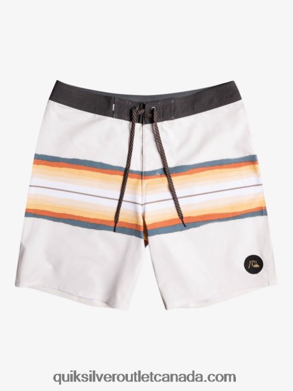 CA Quiksilver Men SurfSilk Resin Tint 19 Boardshorts antique white TX4R21445