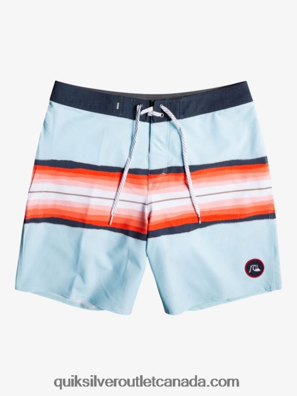 CA Quiksilver Men SurfSilk Resin Tint 19 Boardshorts blue grey TX4R21447