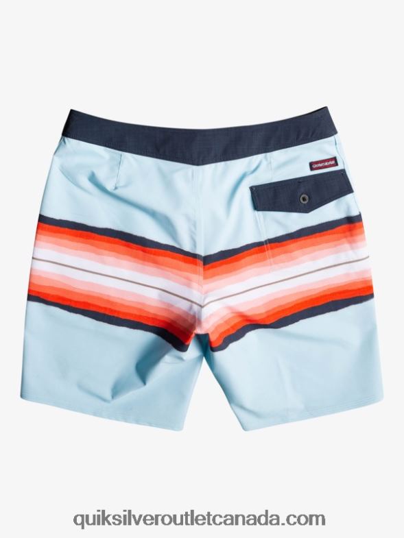 CA Quiksilver Men SurfSilk Resin Tint 19 Boardshorts blue grey TX4R21447