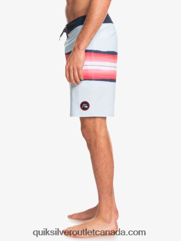 CA Quiksilver Men SurfSilk Resin Tint 19 Boardshorts blue grey TX4R21447
