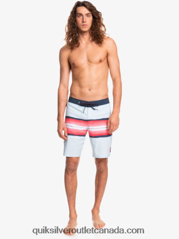 CA Quiksilver Men SurfSilk Resin Tint 19 Boardshorts blue grey TX4R21447