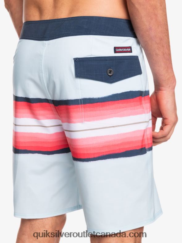 CA Quiksilver Men SurfSilk Resin Tint 19 Boardshorts blue grey TX4R21447