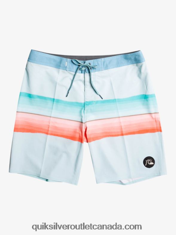 CA Quiksilver Men SurfSilk Resin Tint 19 Boardshorts iced aqua TX4R21442