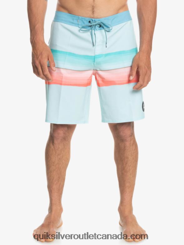 CA Quiksilver Men SurfSilk Resin Tint 19 Boardshorts iced aqua TX4R21442