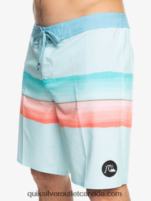 CA Quiksilver Men SurfSilk Resin Tint 19 Boardshorts iced aqua TX4R21442