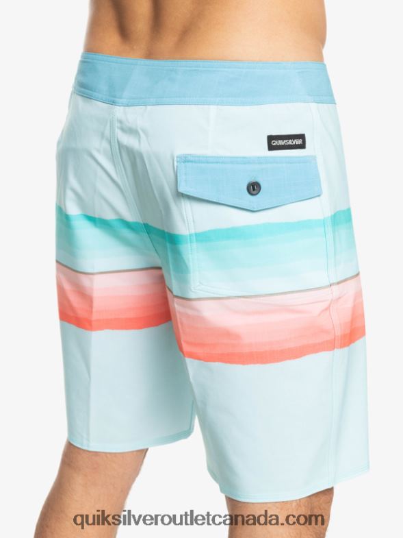 CA Quiksilver Men SurfSilk Resin Tint 19 Boardshorts iced aqua TX4R21442