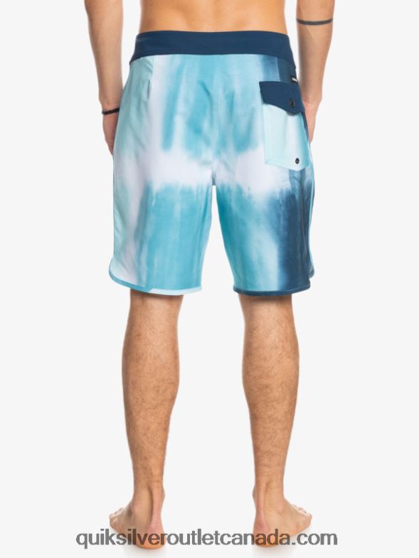 CA Quiksilver Men SurfSilk Scallop 19 Boardshorts delph blue TX4R21494
