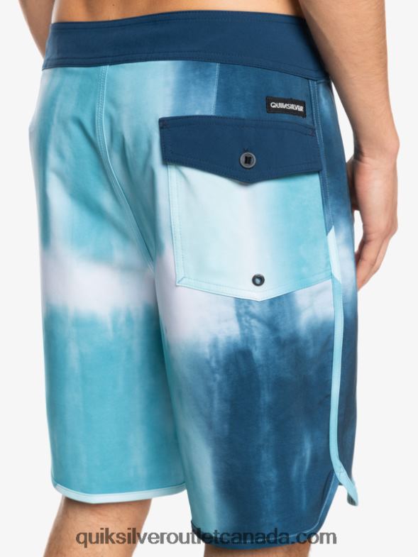 CA Quiksilver Men SurfSilk Scallop 19 Boardshorts delph blue TX4R21494