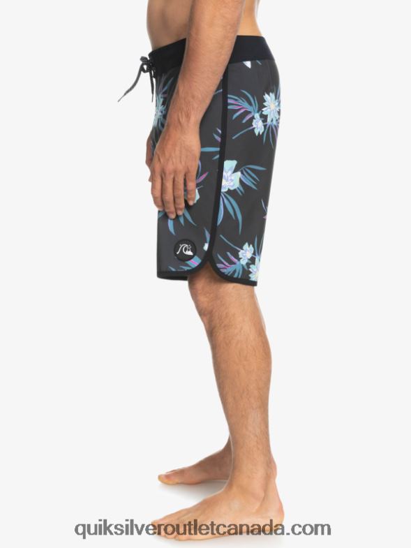 CA Quiksilver Men SurfSilk Scallop 19 Boardshorts tarmac TX4R21493