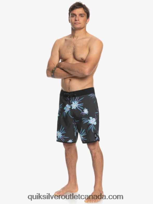CA Quiksilver Men SurfSilk Scallop 19 Boardshorts tarmac TX4R21493