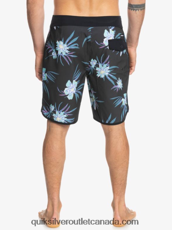 CA Quiksilver Men SurfSilk Scallop 19 Boardshorts tarmac TX4R21493