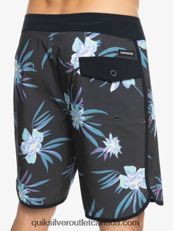 CA Quiksilver Men SurfSilk Scallop 19 Boardshorts tarmac TX4R21493