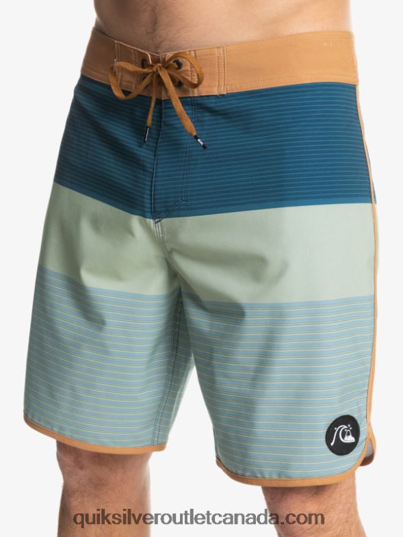 CA Quiksilver Men SurfSilk Tijuana 19 Boardshorts brown sugar TX4R21400