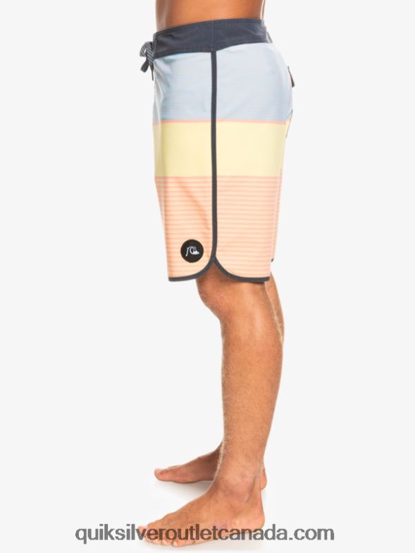 CA Quiksilver Men SurfSilk Tijuana 19 Boardshorts peach pink TX4R21408